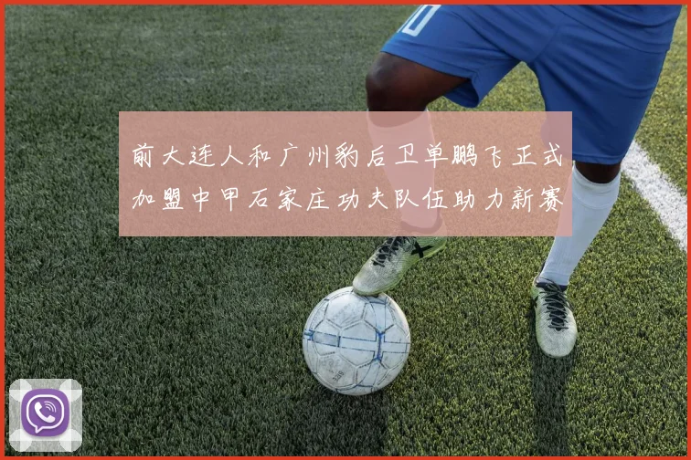 前大连人和广州豹后卫单鹏飞正式加盟中甲石家庄功夫队伍助力新赛季