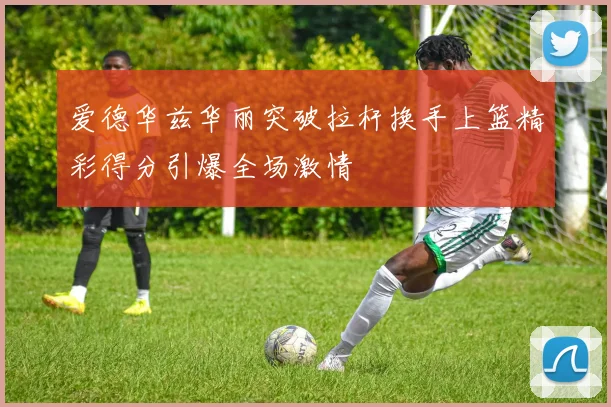 爱德华兹华丽突破拉杆换手上篮精彩得分引爆全场激情